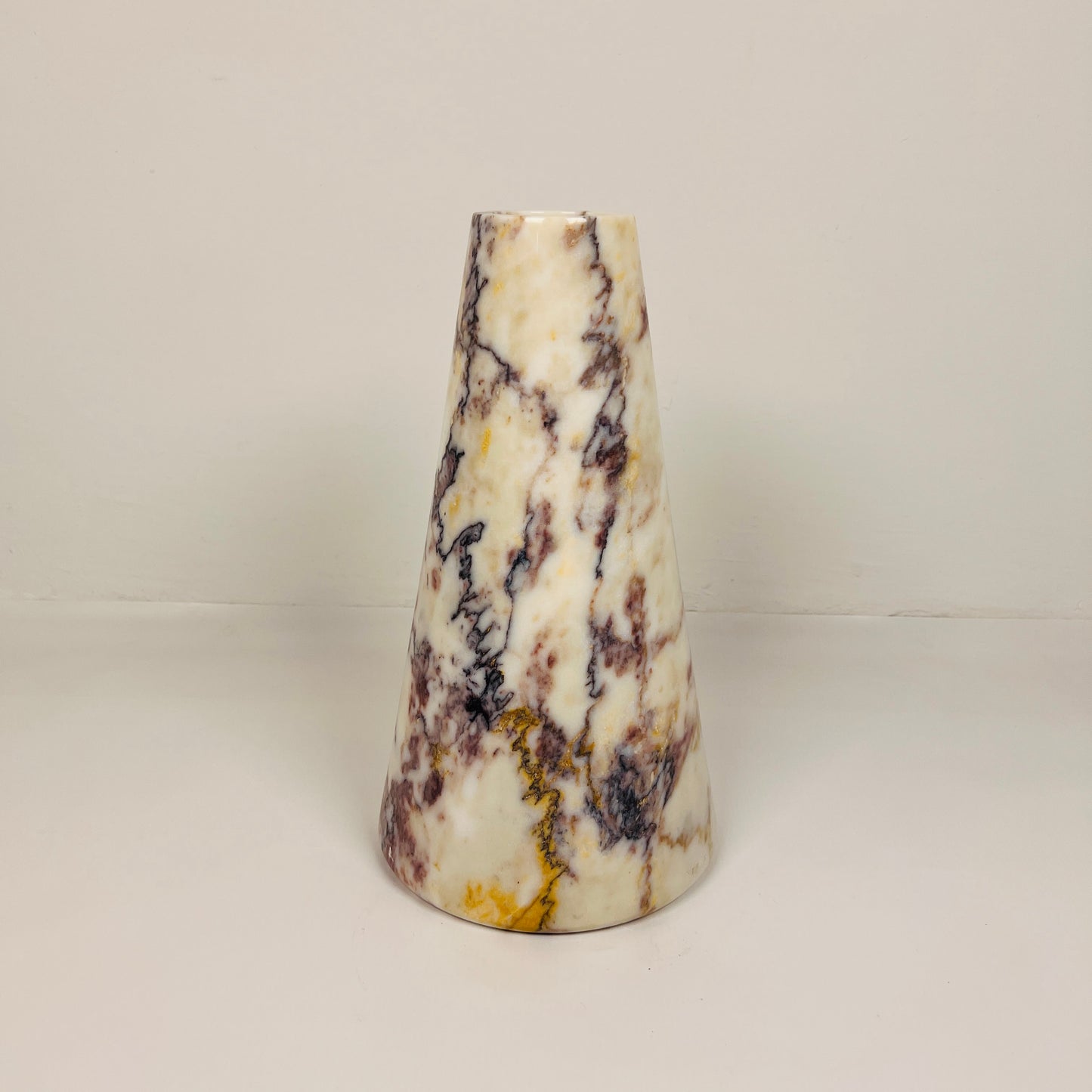Funnel Vase - Red & White