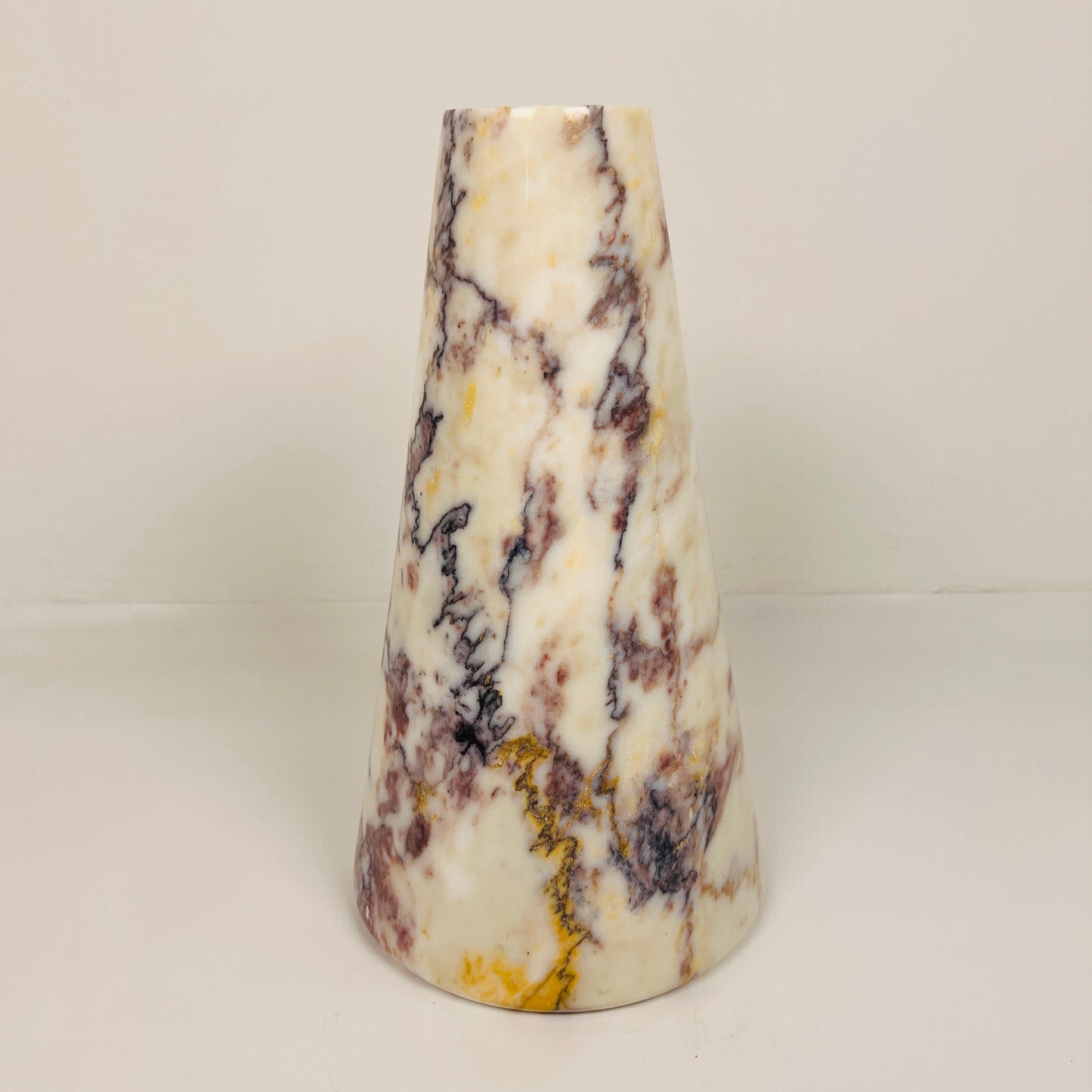 Funnel Vase - Red & White