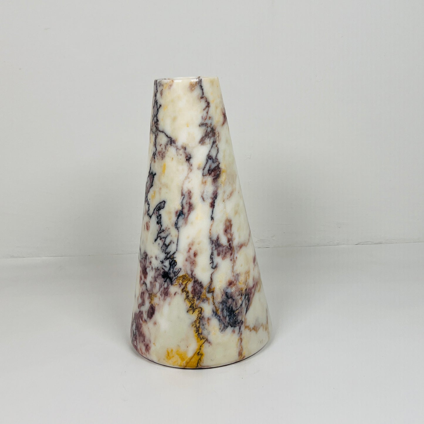 Funnel Vase - Red & White