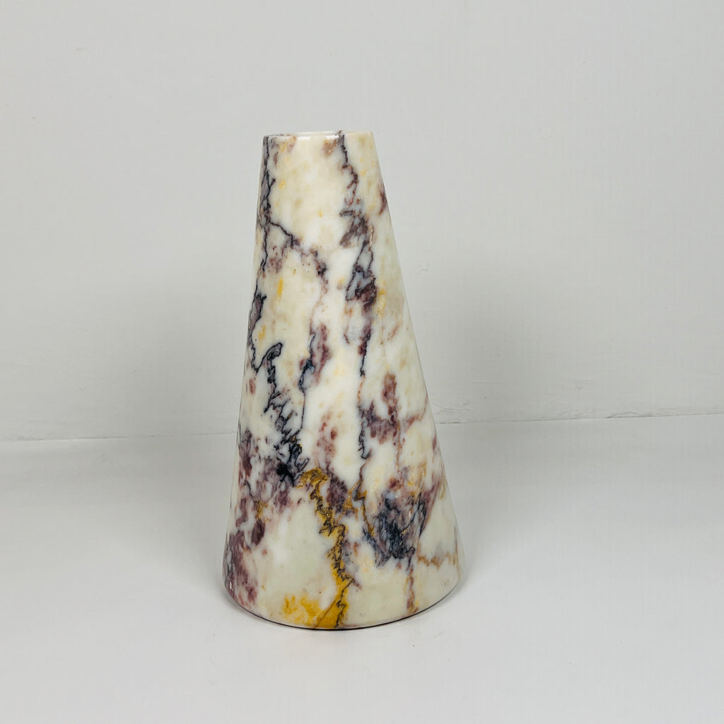 Funnel Abstract Splotched Vase