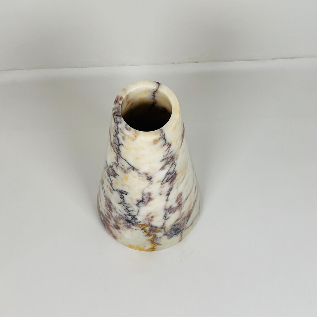 Funnel Abstract Splotched Vase