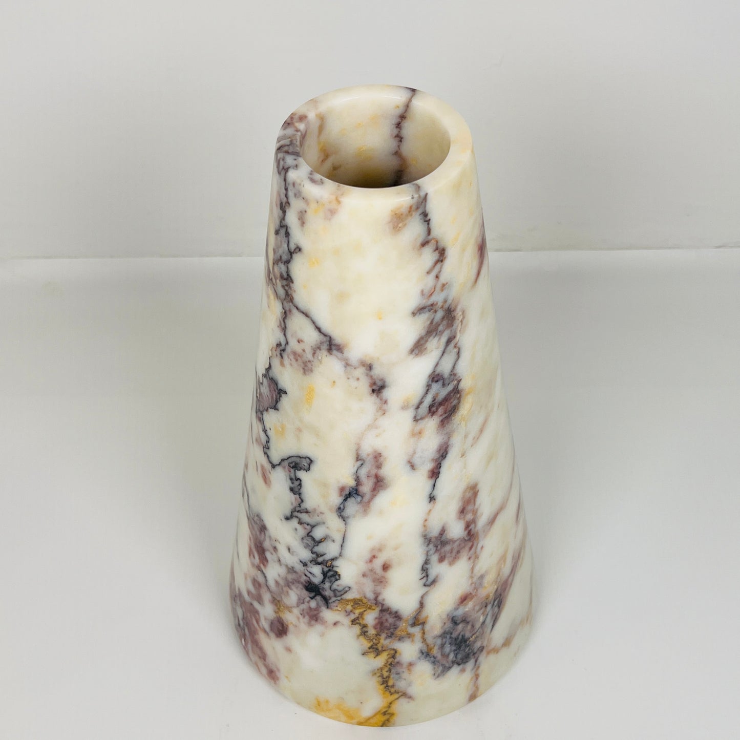 Funnel Vase - Red & White