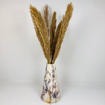 Funnel Vase - Red & White