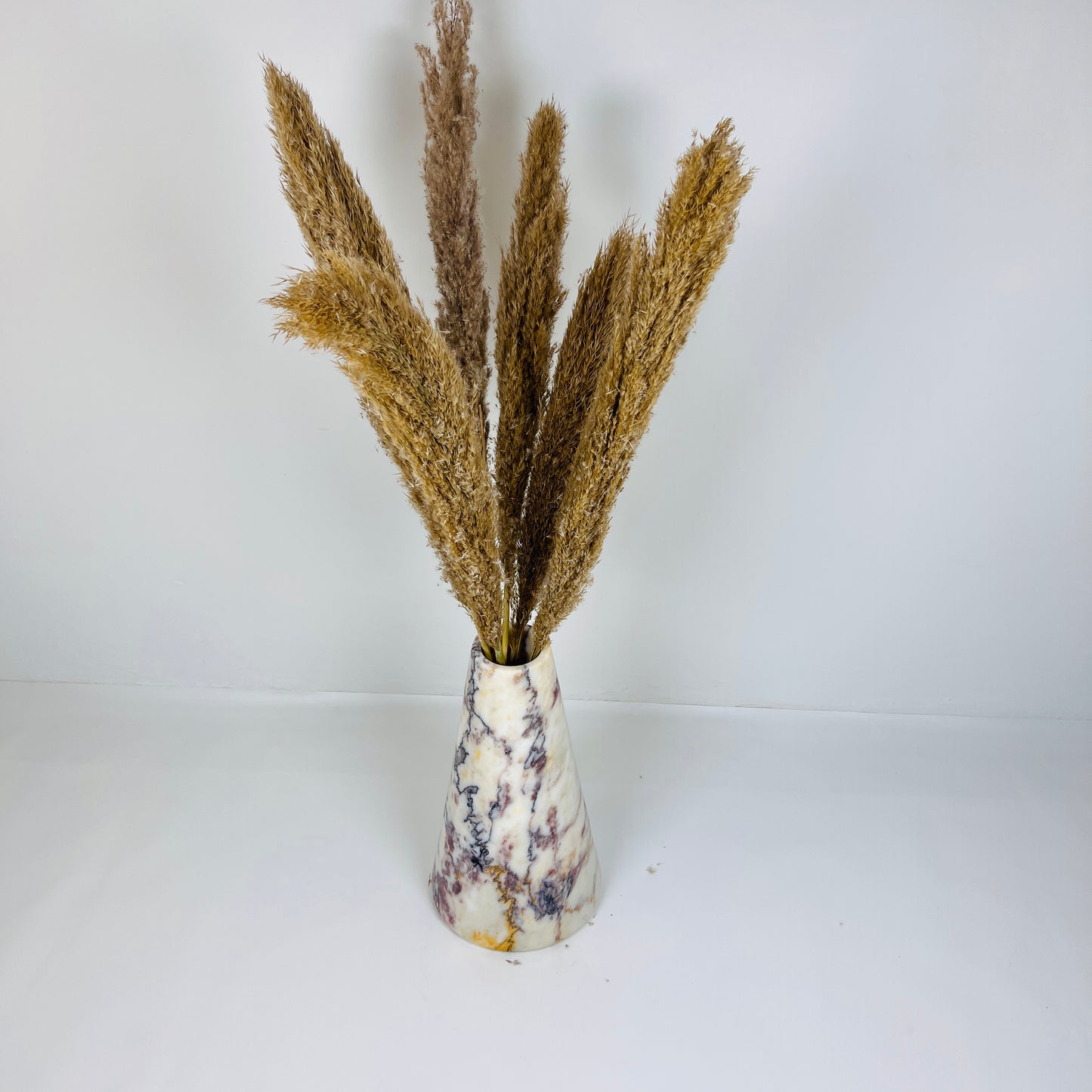 Funnel Vase - Red & White