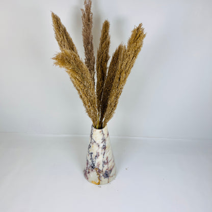 Funnel Vase - Red & White