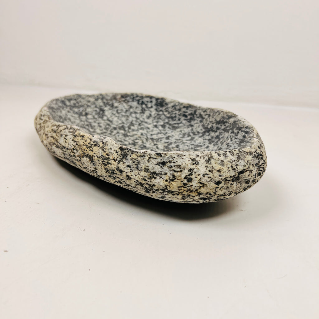 Black And White Splattered Bowl