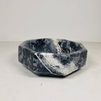 Octagonal Sink - Black & Blue
