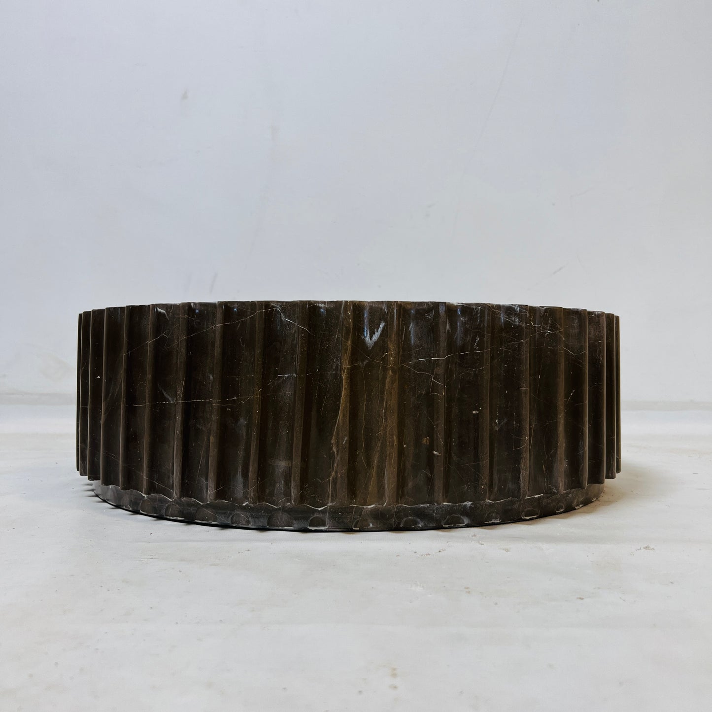 Fluted Sink - Brown