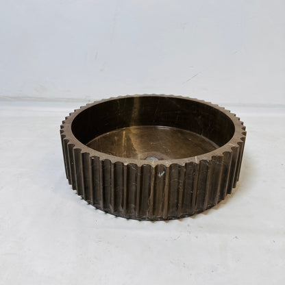 Fluted Sink - Brown