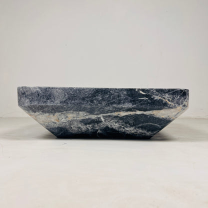 Trapeze Sink - Blue & Black