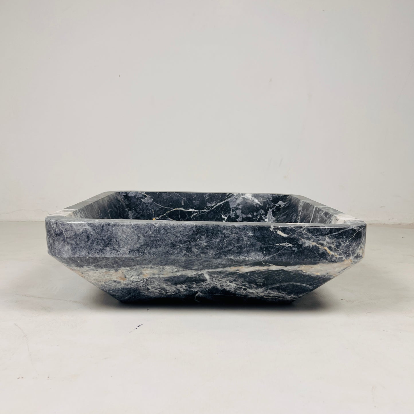 Trapeze Sink - Blue & Black