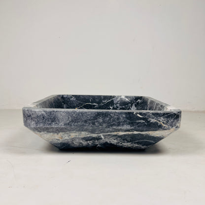 Trapeze Sink - Blue & Black