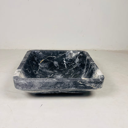 Trapeze Sink - Blue & Black