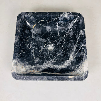 Trapeze Sink - Blue & Black