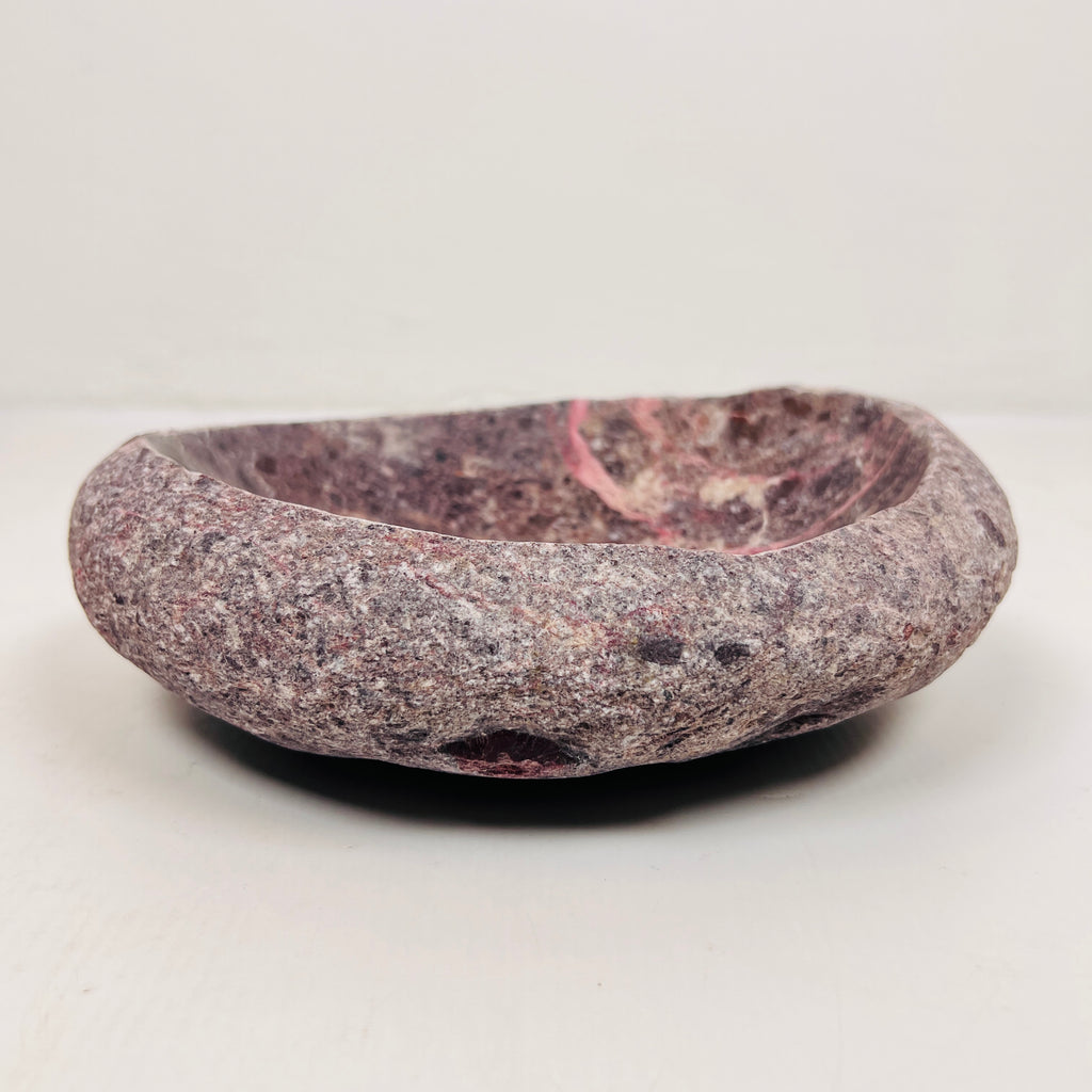 Burgundy Webbed Bowl