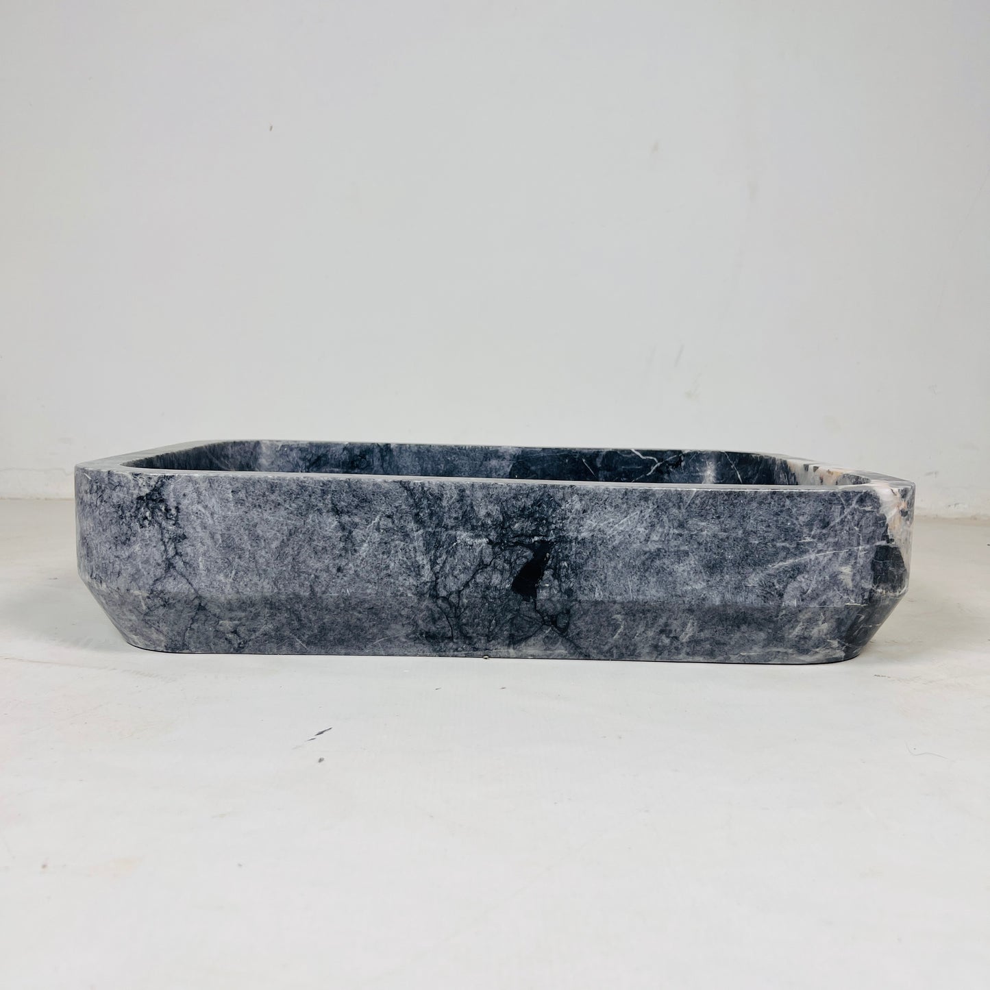 Rounded Rectangle Sink - Black & Blue