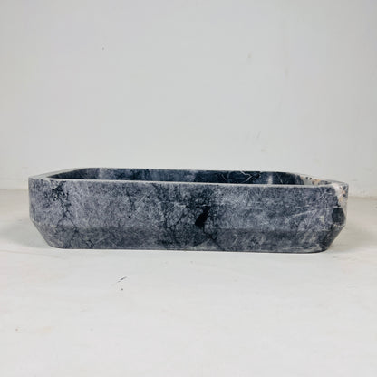 Rounded Rectangle Sink - Black & Blue