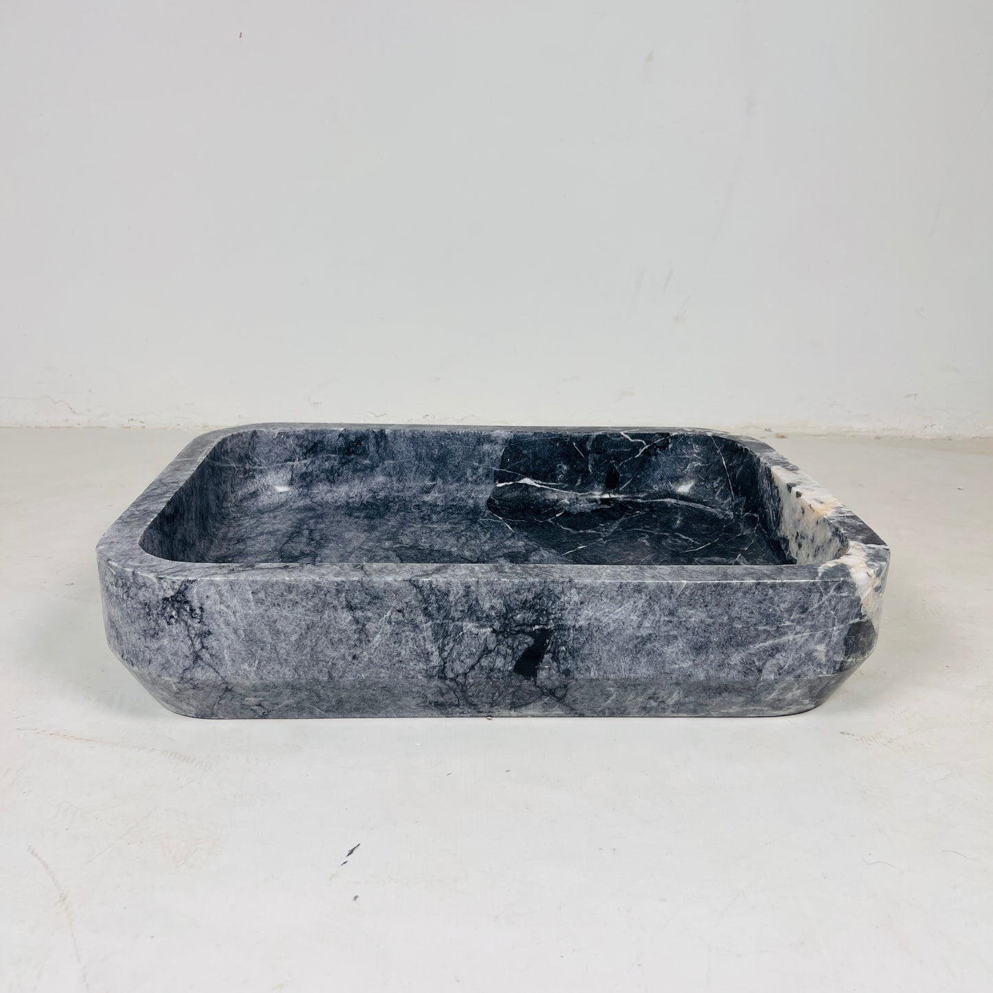 Rounded Rectangle Sink - Black & Blue