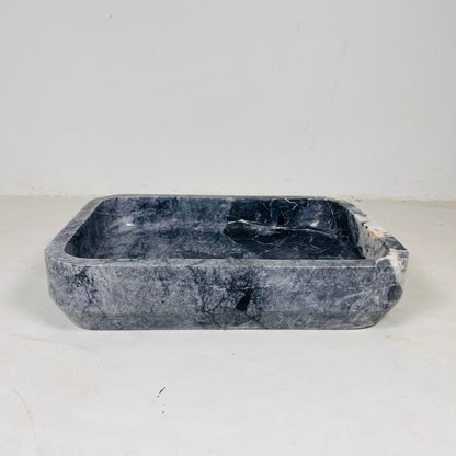 Rounded Rectangle Sink - Black & Blue