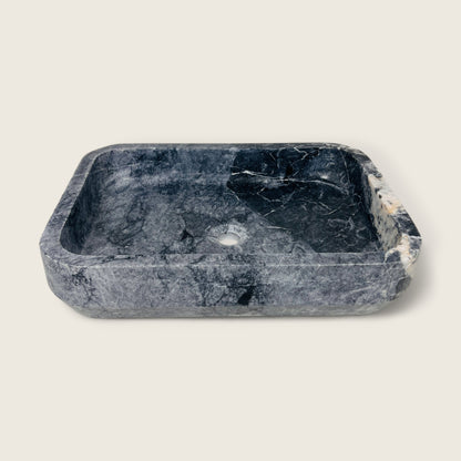 Rounded Rectangle Sink - Black & Blue