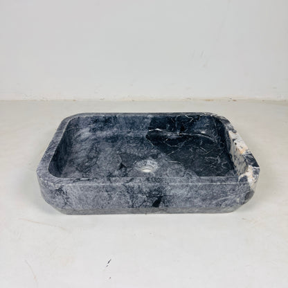 Rounded Rectangle Sink - Black & Blue