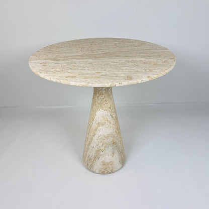 Light Travertine Side Table
