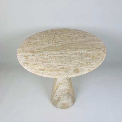 Light Travertine Side Table