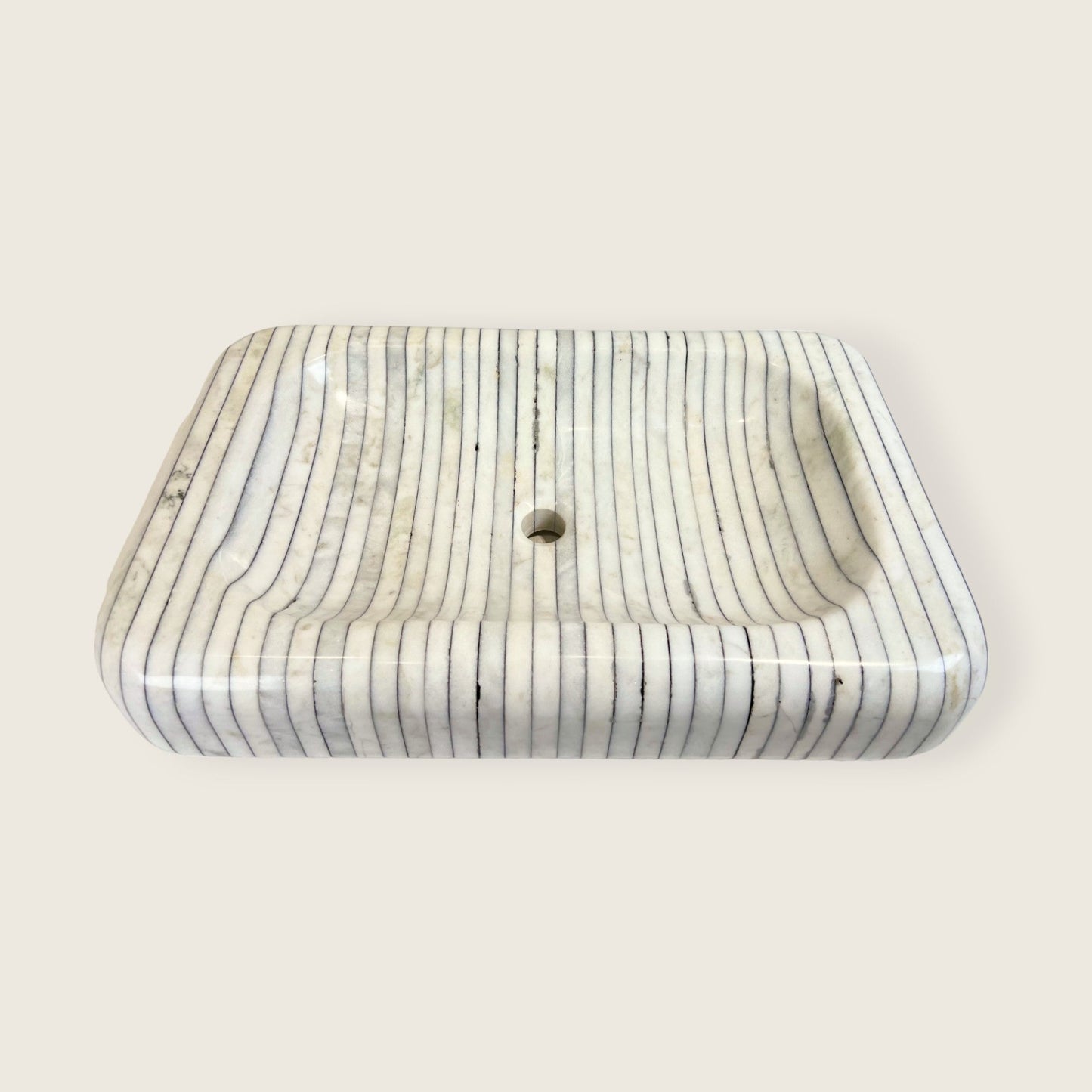 Rectangular Sink - Pinstripe