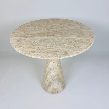 Light Travertine Side Table