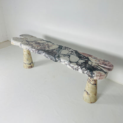 Scarletto Bench - Red & White