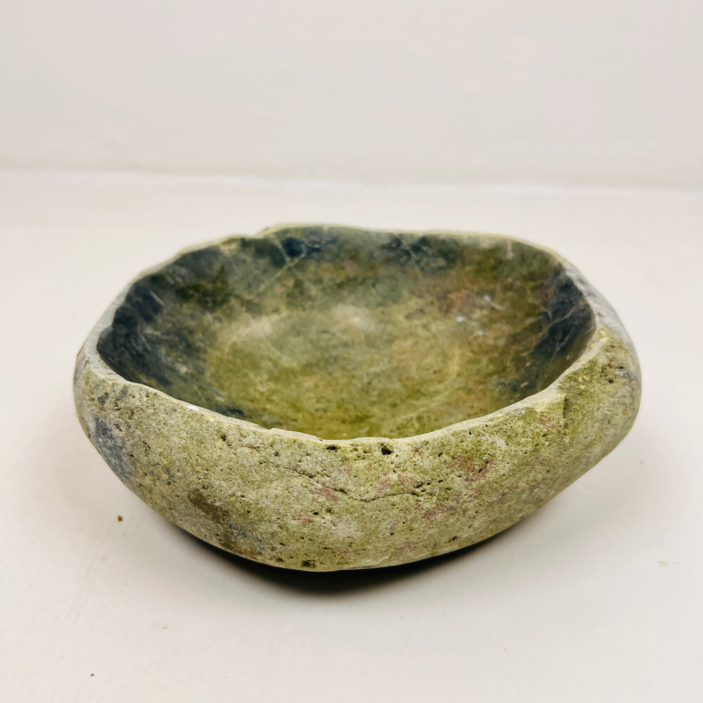 Moss Blue Dipped Bowl