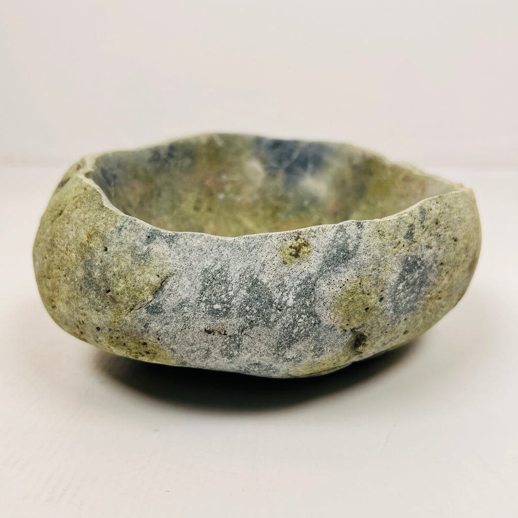 Moss Blue Dipped Bowl