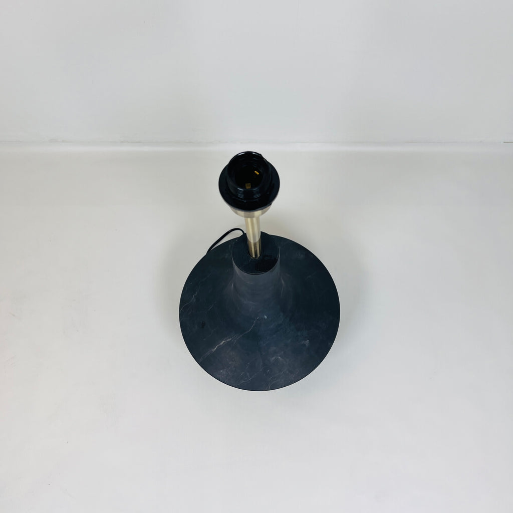 Bulged Saucer Black Table Lamp