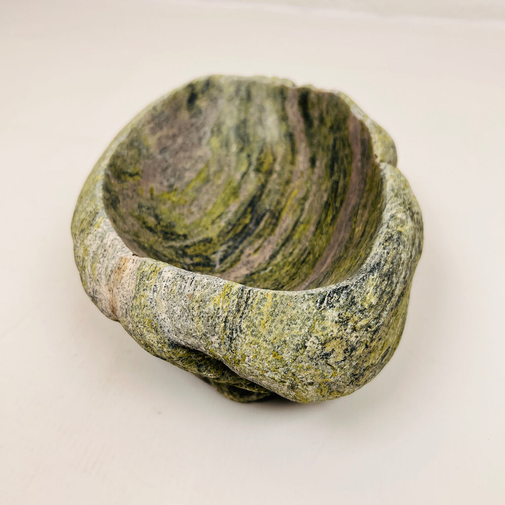 Black Grazed Moss Bowl