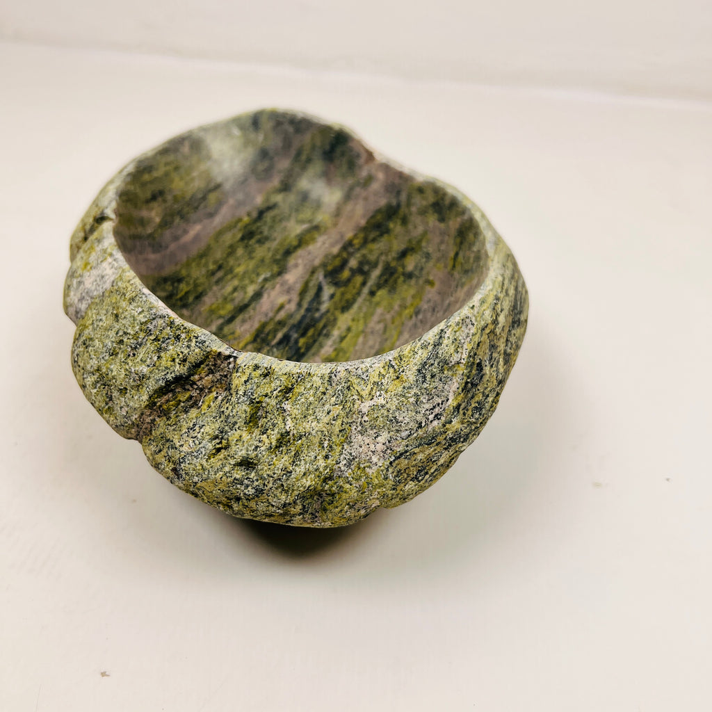 Black Grazed Moss Bowl