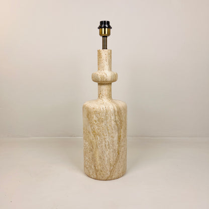 Bottleneck Table Lamp - Travertine