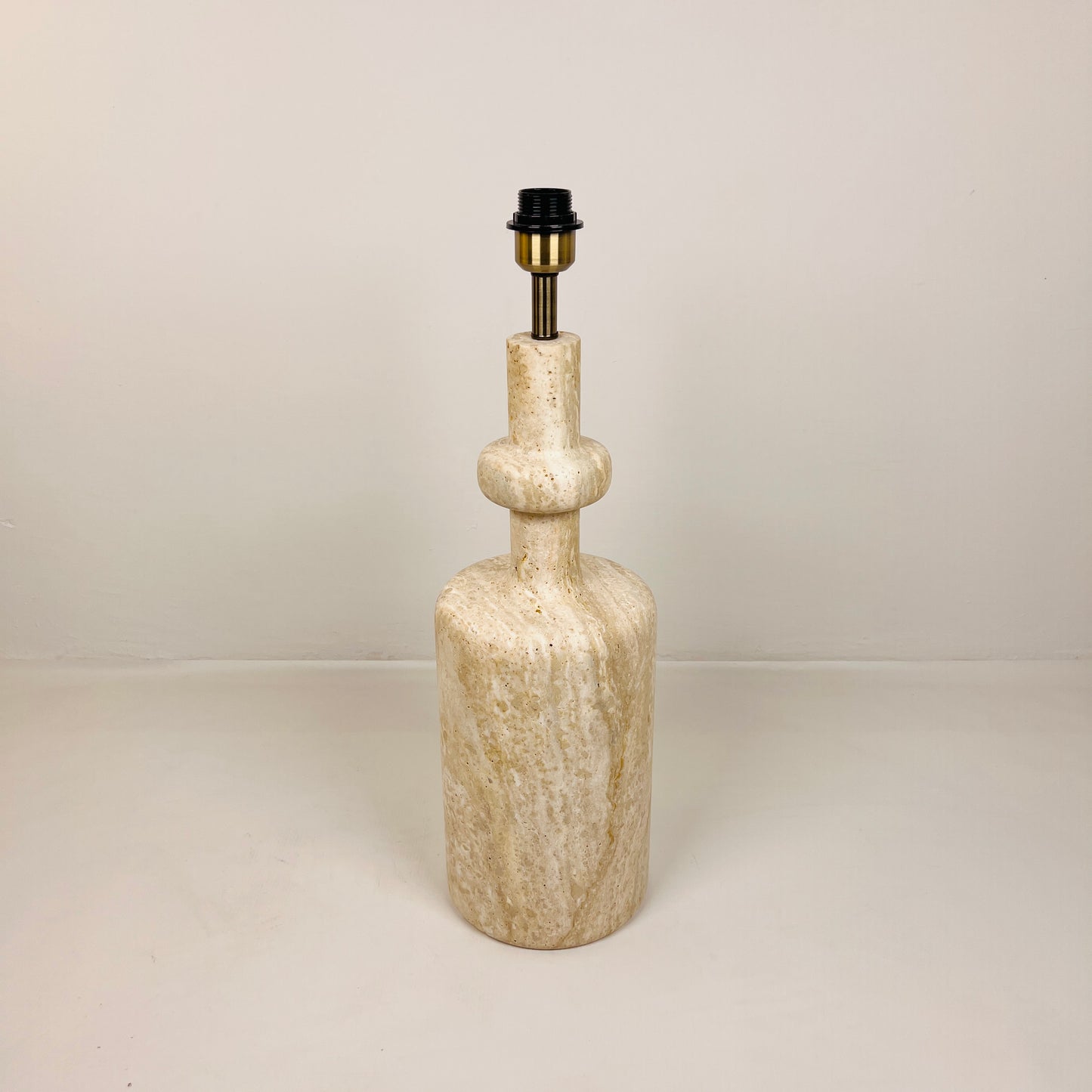 Bottleneck Table Lamp - Travertine
