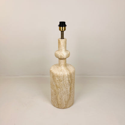 Bottleneck Table Lamp - Travertine