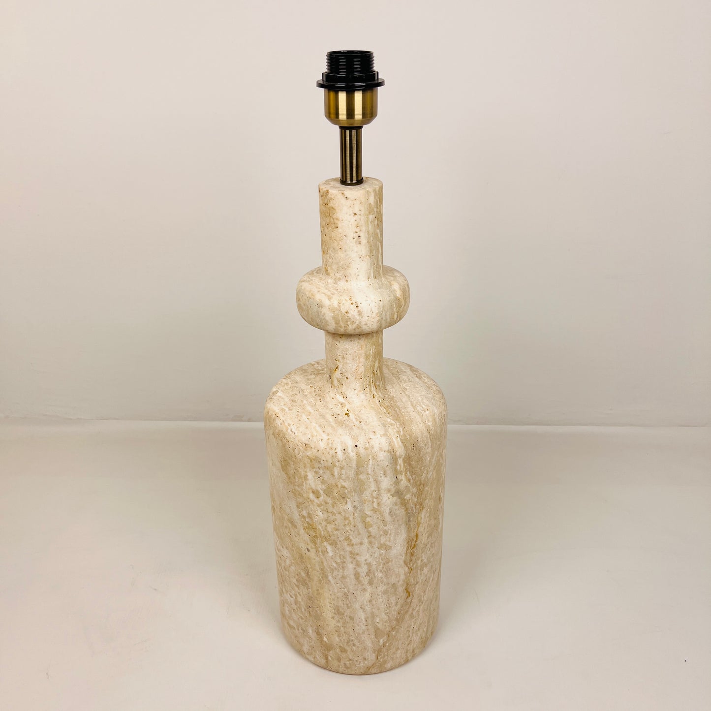 Bottleneck Table Lamp - Travertine