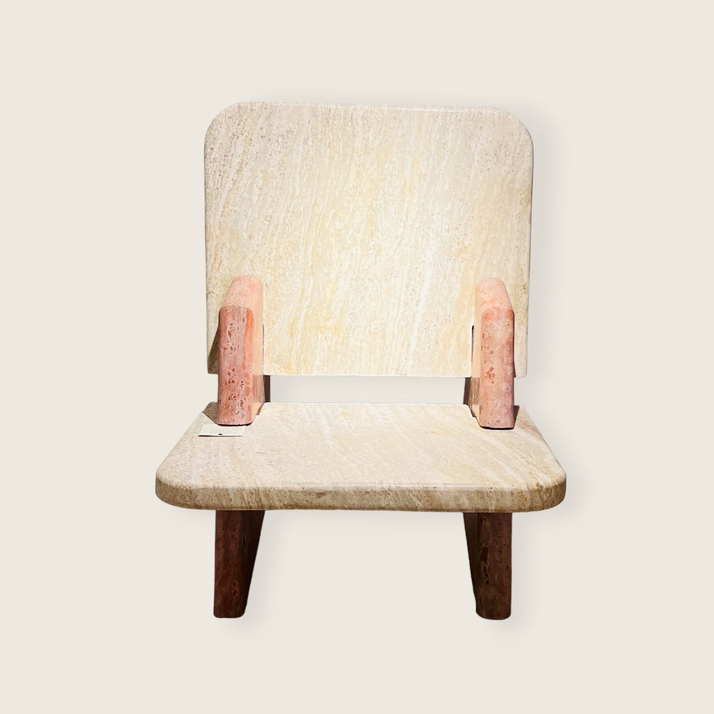Throne Chair - Travertine