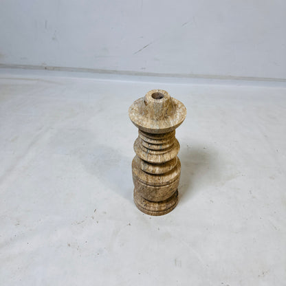 Cairn Candle Stand - Travertine