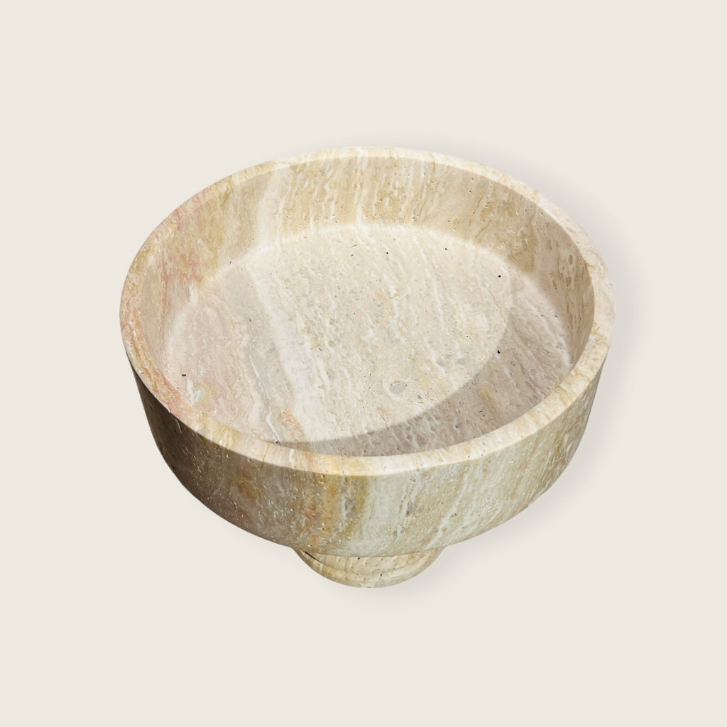 Travertine Cake Stand