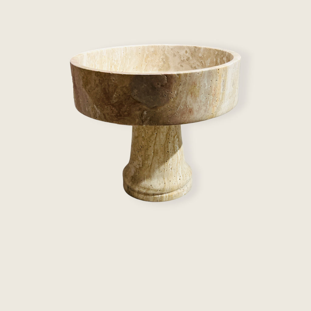 Travertine Cake Stand