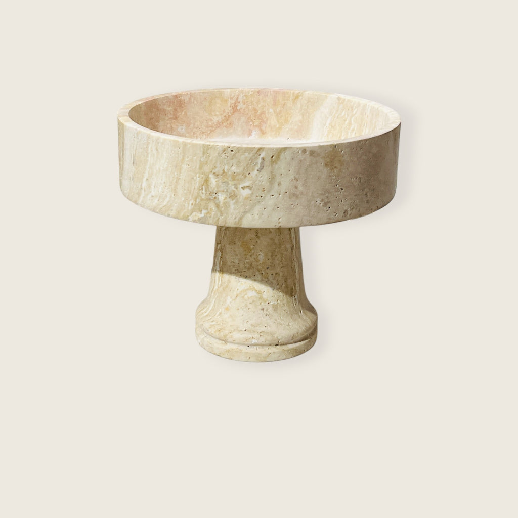 Travertine Cake Stand