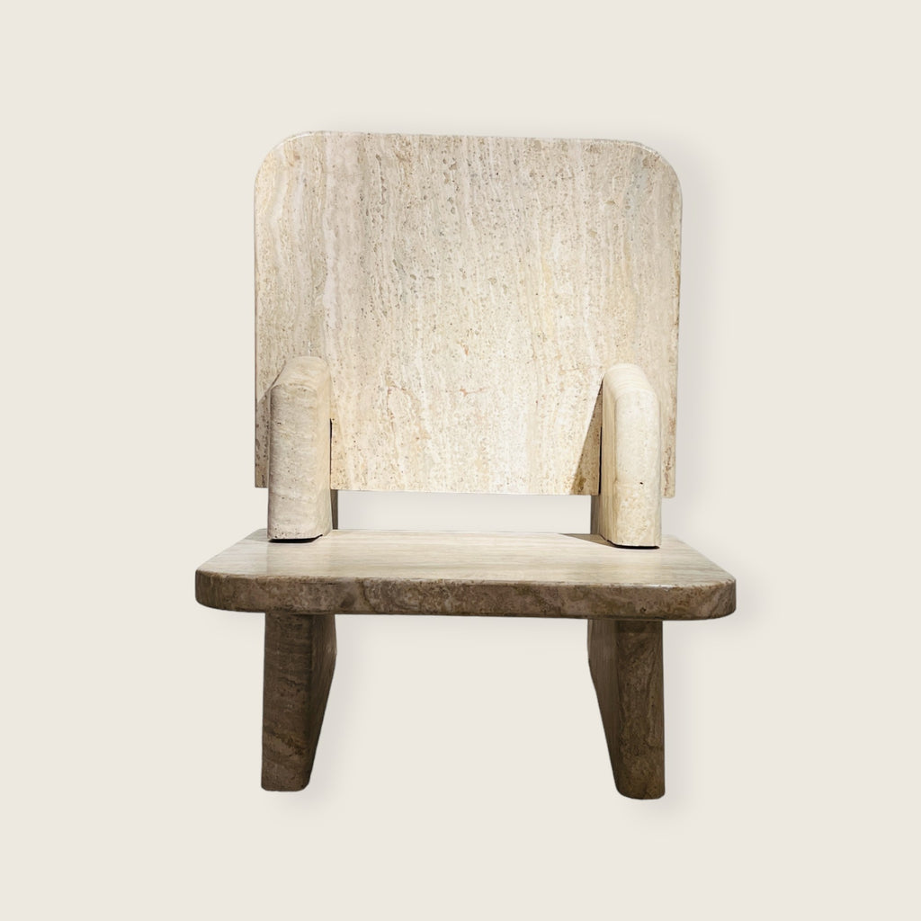 Travertine Throne Chair (CH09)