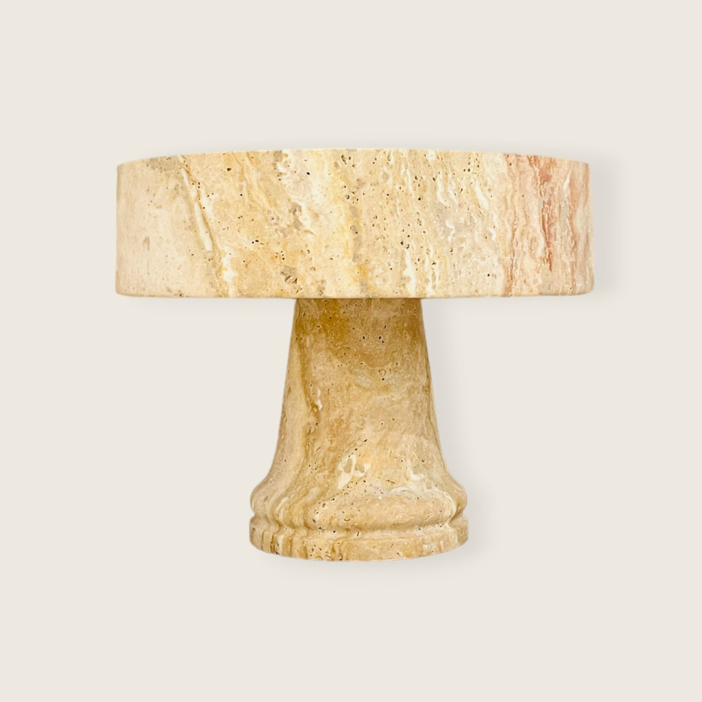 Travertine Cake Stand