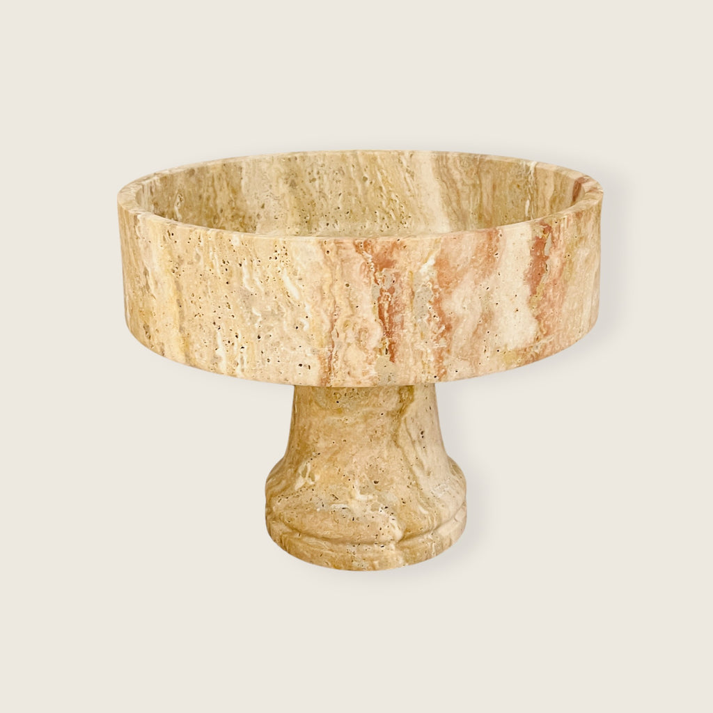 Travertine Cake Stand