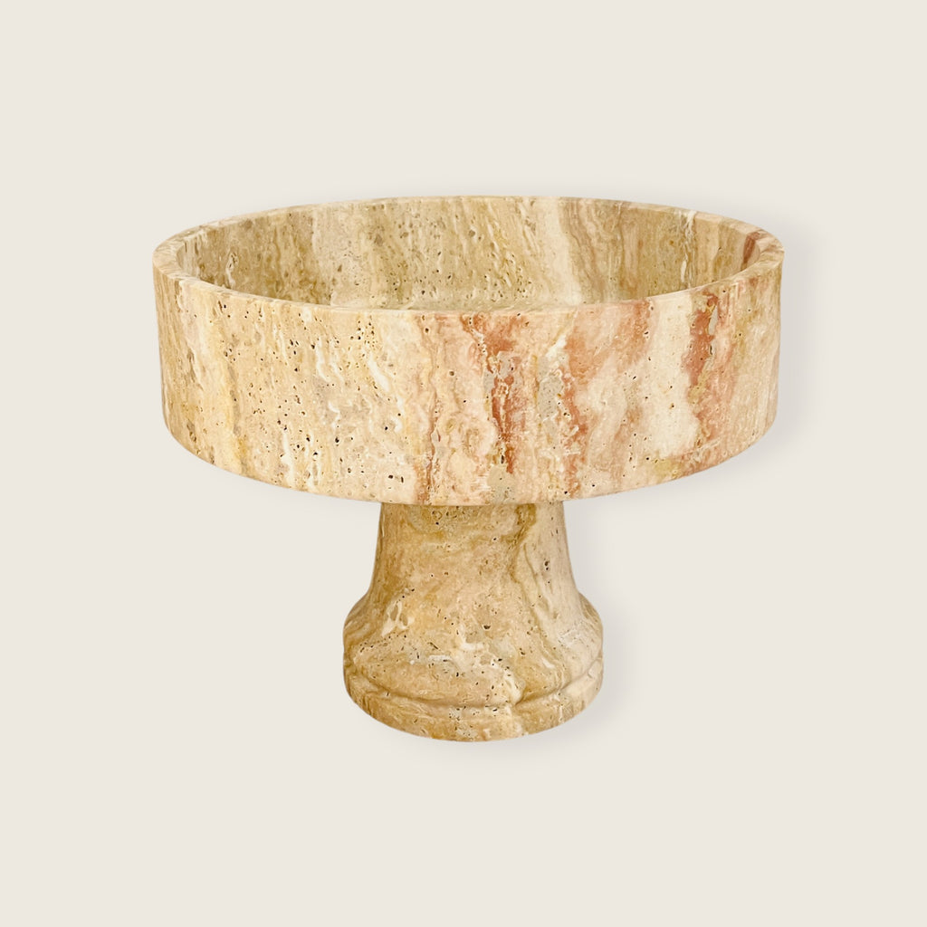 Travertine Cake Stand