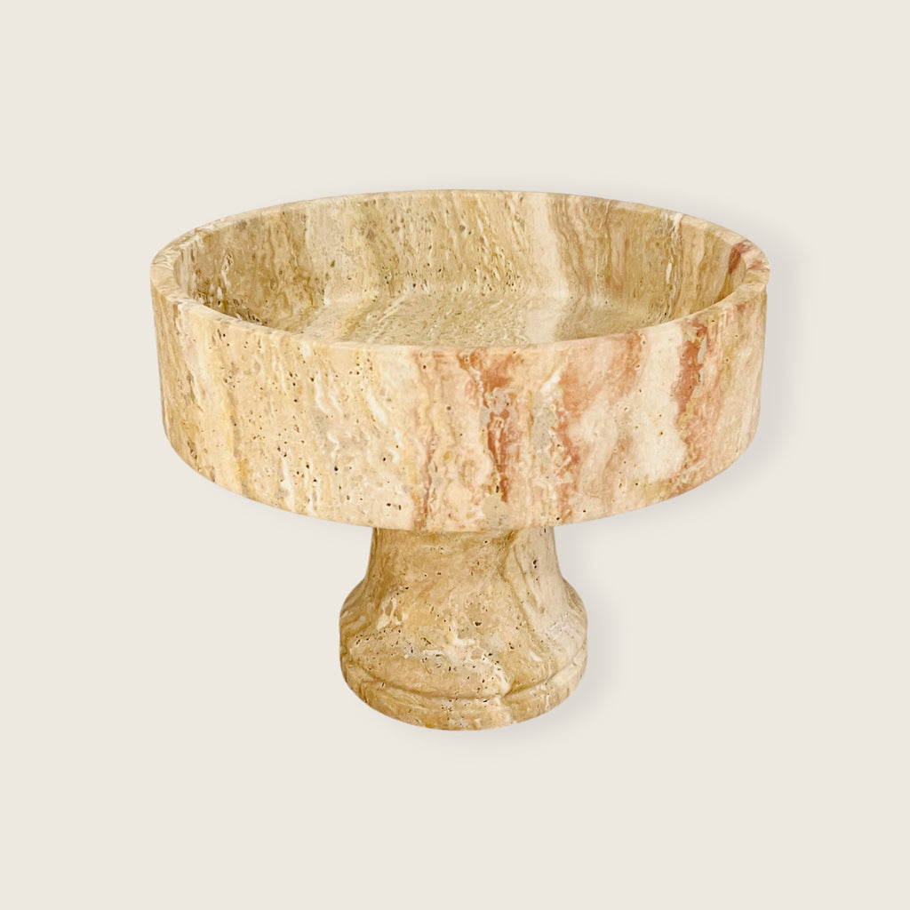 Travertine Cake Stand