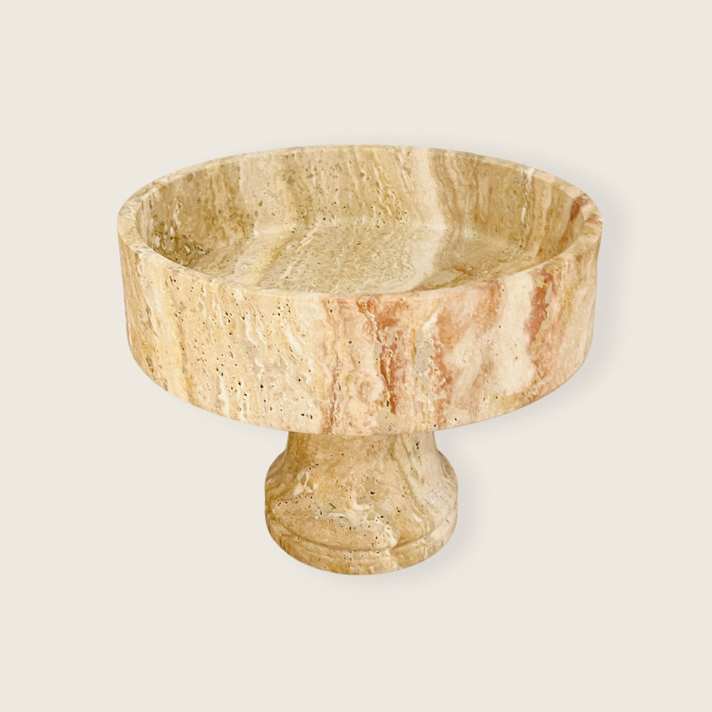 Travertine Cake Stand